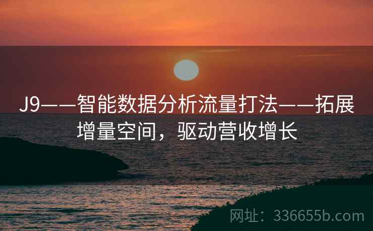 J9——智能数据分析流量打法——拓展增量空间，驱动营收增长